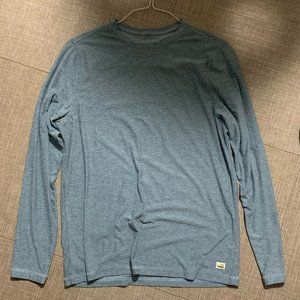 Vuori Long-Sleeve Strato Tech Tee Cloud Heather